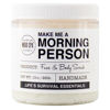 Picture of Mojo Spa Make Me a Morning Person Face and Body Scrub for Women and Men, Deep Moisturizing Facial and Full Exfoliating Skincare with Peppermint and Rosemary Scent, Sugar Based Exfoliator, 10 oz.