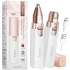 Picture of KAPHIO Facial - Eyebrow Hair Remover for Women: Rechargeable 2 in 1 Eyebrow Trimmer and Face Shavers for Women - Painless Electric Hair Removal Device for Face Eyebrows Peach Fuzz Lips with Light