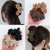 Picture of ANBALA 4PCS Hawaiian Plumeria Flower Hair Clips - Large Non-Slip Matte Claw Clips for Women, Strong Hold Beach Hair Accessories