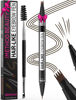 Picture of iMethod Eyebrow Pen - Eyebrow Pencil Magical 2-in-1 Eye Brow Pencils for Women with 4-Fork-Tip & Precise Brush-Tip Create Natural Hair-Like Brows, Last All-Day, Microblading Eyebrow Pen, Black Brown