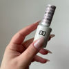 Picture of DND Gel Polish Set, Sheer Collection, UV/LED Gel Polish and Air Dry Nail Lacquer, Matching Chip-Free Polish Duo, 877 Pink Glaze, 0.5 Fl Oz
