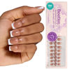 Picture of Beetles Pre-French Tips Gel Nail Tips for Dark Skins- 4 in 1 150 PCS Short Square Brown French Tip Press on Nails Etch X Pre-Primer Base Coat, No File Need Easy False Nail Tips DIY Gift for Women