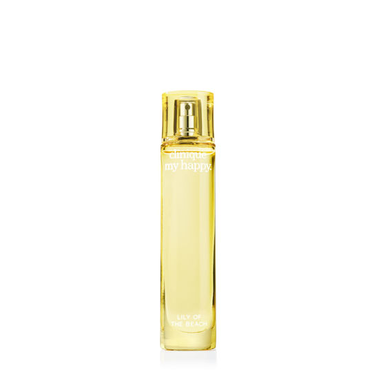 Picture of Clinique My Happy Fragrance Spray, Lily of the Beach | Notes of Coconut + Solar Lily, Mini Travel Size, 0.5 Fl Oz