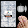 Picture of Toe Gel Nail Tips Short Square Gel x Toe Nail Tips Full Matte 504pcs Full Cover Toenail Press On Nails Smoothly Curved for Any Toenail Shapes Easily DIY Salon, 12 Sizes Toe Acrylic Nails, Luckyfairy