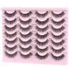 Picture of FARRED Natural Eyelashes Wispy Lashes Short False Eyelash Small Cat Eye Fake Lashes Full Pestañas Sets for MUA and Beginners Daily Makeup (F2 | 7-14mm)