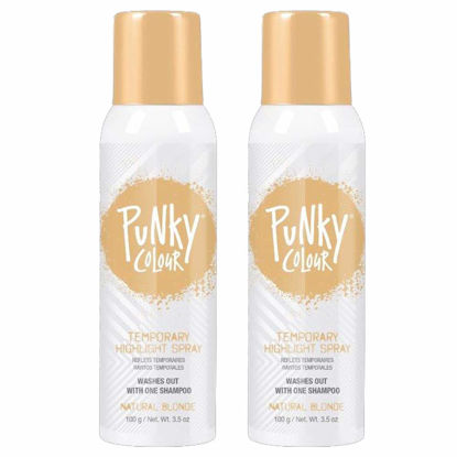 Picture of Punky, Temporary Hair Highlight Spray, Natural Blonde, 3.5 oz x 2 Pack
