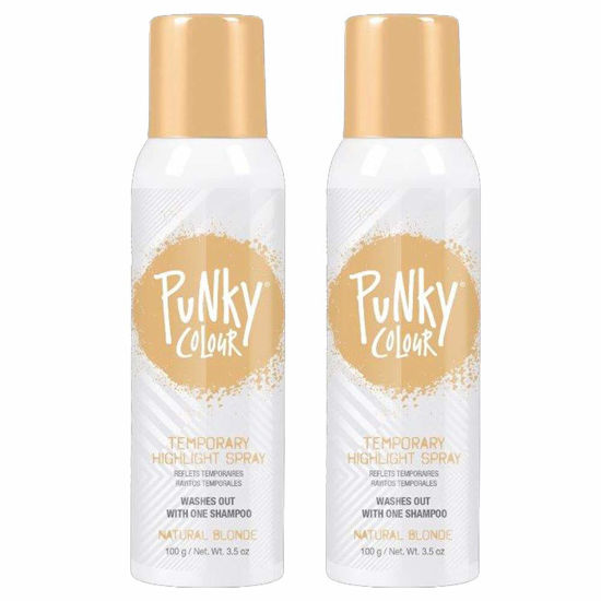 Picture of Punky, Temporary Hair Highlight Spray, Natural Blonde, 3.5 oz x 2 Pack