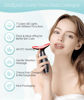 Picture of ELISHINE 7 Color Neck Face Massager - Facial Massager Tool for Skin Care at Home, Vibrating Face Massager with Thermals, Galvanic Machines Black
