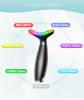 Picture of ELISHINE 7 Color Neck Face Massager - Facial Massager Tool for Skin Care at Home, Vibrating Face Massager with Thermals, Galvanic Machines Black