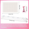 Picture of Nail Stand Acrylic Nail Art Display Stand Magnetic Nail Tips Practice Holder 54 Pcs Reusable Adhesive Putty for DIY Painting Nails Stand kit (Pink)