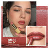 Picture of Oulac Matte Lipstick with Metallic Shine, Comfortable Creamy Texture, Smooth No Grainy Feeling, Vegan & Gluten Free, Full-Coverage Lip Color 4.3g, Christmas Gifts for Women, GM05 Spice up