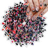 Picture of 24 Sheets Halloween Nail Stickers Pumpkin Ghost Face Nail Decals 3D Self-Adhesive Nail Supplies Spider Web Cat Bat Nail Art Stickers for Acrylic Nails for Women Kids DIY Manicure Decorations