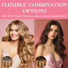Picture of GOO GOO Tape in Hair Extensions Human Hair, 4/18 Balayage Chocolate Brown Highlighted Dirty Blonde, 22inch 30g 10pcs, Thick Ends Straight Seamless Tape in, Invisible Tape in Hair Extensions Human Hair
