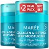 Picture of MAREE Face Moisturizer Collagen Cream for Face Gift Set 2 Pack - Hyaluronic Acid & Retinol - Anti Aging Wrinkle Creams - Crema Para La Cara