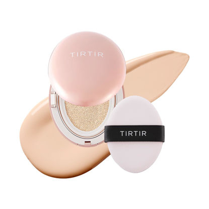 Picture of [*Mini Size*] TIRTIR All Cover Pink Cushion | Korean Cushion Foundation, (#13N Fair Ivory, 0.15 Fl Oz)