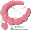 Picture of HitModa Spa Headbands for Facial Treatments, Makeup Application, and Face Washing - Terry Cloth Headbands with Puffy Design for Skincare and Mask Application