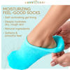 Picture of Premium Moisturizing Socks - Self Care Gifts for Women (Sizes 9-11) Gel Silicone Aloe Foot Spa Sock Infused with Vitamin E & JoJoba Oil