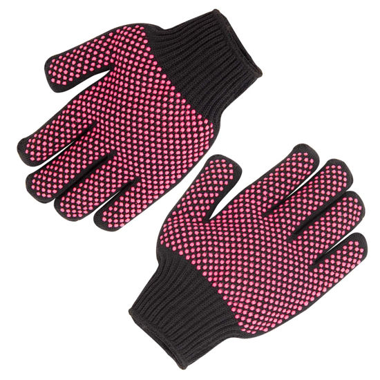 Picture of HTVRONT Heat Resistant Gloves for Sublimation - 2Pcs Heat Gloves for Sublimation, Hair Styling, Flat Iron - Thicker and Plus Size, Heat Resistant Work Gloves for Women, Universal Fit - (Plus Size)