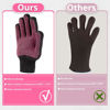 Picture of HTVRONT Heat Resistant Gloves for Sublimation - 2Pcs Heat Gloves for Sublimation, Hair Styling, Flat Iron - Thicker and Plus Size, Heat Resistant Work Gloves for Women, Universal Fit - (Plus Size)