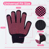 Picture of HTVRONT Heat Resistant Gloves for Sublimation - 2Pcs Heat Gloves for Sublimation, Hair Styling, Flat Iron - Thicker and Plus Size, Heat Resistant Work Gloves for Women, Universal Fit - (Plus Size)
