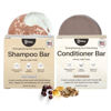 Picture of The Earthling Co. Shampoo & Conditioner Bar Set - Promote Hair Growth, Strengthen & Volumize All Hair Types - Paraben & Sulfate Free Formula with Natural Ingredients for Dry Hair (Sweet Sandalwood)