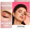 Picture of Oulac Pink Cream Eyeshadow also for Highlighter Large Capacity Highly Pigmented Eye Shadow Waterproof &Long Lasting with Moisturizing Formula, Shimmer Glitter Eye Makeup. 6g.(18)