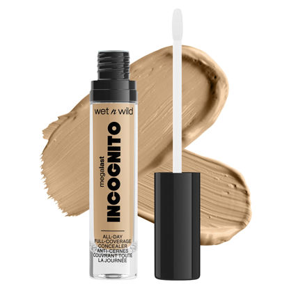 Picture of wet n wild Mega Last Incognito All-Day Full Coverage Liquid Matte Concealer, Medium Honey, 0.18 Ounce