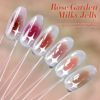 Picture of Born Pretty Jelly Burgundy Gel Nail Polish Fall Winter Jelly Wine Gel Polish Translucent Gel Polish Brown Purple Red Nude Colors Sheer Gel Polish Set Nail Art Varnish Manicure 6PCS