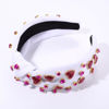 Picture of CEALXHENY Valentine's Day Hair Accessories, Red/Pink Rhinestone Heart Headband for Women Fabric, Perfect for Valentine's Day, Anniversary, Dating, Party, Holiday, Wedding, Birthday, etc.