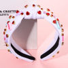 Picture of CEALXHENY Valentine’s Day Headband for Women Rhinestone Heart Headbands Red Pink Crystal Knotted Headband Valentine’s Day Hair Accessories Gifts (XO White)