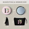 Picture of SEAMOON Women Gifts for Birthday,Unique Gifts for Women,Teenage Girl Gifts,Sister Gifts,Friends Gifts,Makeup Bag with Mirror,Birthday Gifts for Friends Female,Personalized Gifts,Christmas Gifts,D