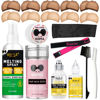 Picture of Wig Accessory Essentials Kit Lace Front Wig Glue & Remover, Wig Caps, Elastic Band, Hair Wax Stick, Edge Control, Edge Brush, Hair Shear Dermaplanning Razor Tool and Edge Scarf - 29PCS