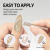Picture of MAYCHAO 15ML Cat Eye Gel Nail Polish 1Pc Champagne Gold Gel Polish with Magnet Soak off Holographic Magnetic Nail Polish for Nail Art Manicure Salon DIY at Home, 0.5 OZ