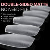 Picture of AILLSA Medium Coffin Nail Tips 450PCS Full cover Double-sided Matte Gel Nail Tips Stronger Nail Tips Adhesion Pre-Shaped Press on Nail Tips for Home DIY Nails Tips Salon 15 Sizes
