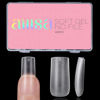 Picture of AILLSA Medium Square Nail Tips 450PCS Soft gel Full Cover Nail Tips Matte Acrylic Upgraded No Need Files Press on Fake Nail Tips for False Nail Tips Extension Home DIY Nail Salon 15 Sizes