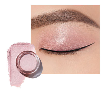 Picture of Oulac Nude Pearl Cream Eyeshadow also for Highlighter Shimmer Eye Shadow Waterproof&Long Lasting with Moisturizing Formula Blendable Shimmer Eye Make-up,Vegan & Cruelty-Free,6g, P03