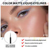 Picture of evpct 6Pcs Dark Blue Violet Maroon Grey White Black Liquid Eyeliner Set Waterproof Eye Liners for Women, Eyes Wing Colored Eyeliner delineador de ojos a prueba de agua contra el agua blanco para ojos