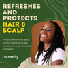 Picture of Locsanity Rosewater and Peppermint Daily Moisturizing Spray - Trial Size Hydrating Dreadlock Spray to Nourish the Scalp and Protect Hair From Oil and Buildup (4oz)