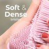Picture of MainBasics Exfoliating Silicone Body Scrubber Pro 2-in-1 Shower Scrubber for Body, Silicone Loofah and Scalp Massager (Pale Pink, Body + Scalp)