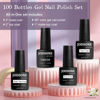 Picture of JODSONE Gel Nail Polish Starter Set 100 Pieces Multi-color Gel Nail Polish Nail Salon Home Use Nail Gel In Shine