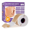 Picture of Silicone Scar Sheets, Silicone Scar Tape(1.6"x 79" Roll-2M), Reusable Professional Scar Silicone Strips, Soft Silicone Scar Sheets for Surgical Scars,Keloid,Acne Scars,Burn Scar,C-Section