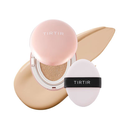 Picture of [*Mini Size*] TIRTIR All Cover Pink Cushion | Korean Cushion Foundation, (#21N Ivory, 0.15 Fl Oz)