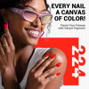 Picture of MelodySusie Thick Neon Orange Gel Nail Polish,0.5fl oz Lively Organge Nail Soak Off UV LED Bright Orange Gel Polish Gift for Women Nail Art Manicure Salon DIY Nail Design Decoration at Home-224