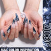 Picture of MelodySusie Blue Shimmer Gel Nail Polish,0.5fl oz Dark Blue Fine Glitter Soak Off UV LED Blue Sparkle Gel Polish Gift for Women Nail Art Manicure Salon DIY Nail Design Decoration at Home-z036