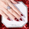 Picture of MelodySusie Christmas Red Glitter Gel Nail Polish,0.5fl oz Red Soak Off UV LED Sparkle Shiny Red Gel Polish Christmas Gift for Women Nail Art Manicure Salon DIY Nail Design Decoration at Home-z021
