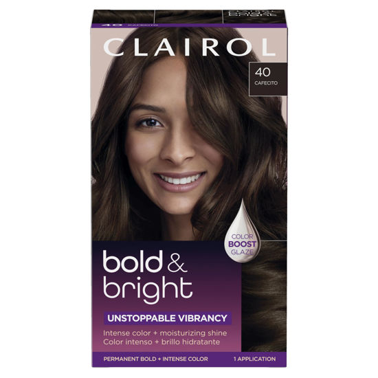 Picture of Clairol Bold & Bright Permanent Hair Dye, 40 Cafecito Hair Color, Pack of 1