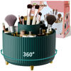 Picture of 360° Rotate Makeup Brush Holder Organizer, Makeup Organizers Countertop, Makeup organization and Skincare Storage for Vanity, Desktop, Bathroom (Green)