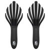 Picture of Wet Brush Go Green Curl Detangler Hair Brush - Black - Ultra-Soft IntelliFlex Detangling Bristles Glide Through Tangles with Ease - Great For Curly Hair - No Split Ends & Pain-Free (Pack of 2)
