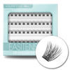 Picture of DIY Eyelash Extension, 3D Effect Glue Bonded Band Individual Lash 48 Clusters Volume Lashes Set, Home Eyelash Extension, C curl Lashes Pack 16MM-Volume-48 Clusters