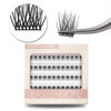 Picture of DIY Eyelash Extension, 3D Effect Glue Bonded Band Individual Lash 48 Clusters Volume Lashes Set, Home Eyelash Extension, C curl Lashes Pack 12MM-48 Clusters